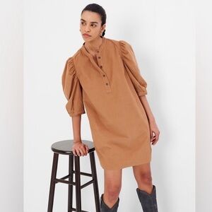 GAP Puff Sleeve Corduroy Dress